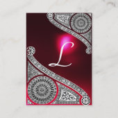 ルネッサンスモノグラムレッドルビージェム 名刺 (裏面)