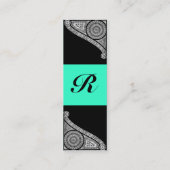 ルネッサンスモノグラム3青 スキニー名刺 (裏面)