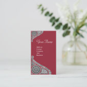 ルネッサンスモノグラム4マルサラレッド 名刺 (スタンド正面)