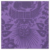 ルネッサンスユニコーンガーデンアメジスト ファブリック (クローズアップ)