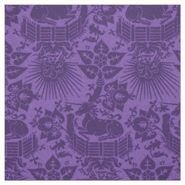 ルネッサンスユニコーンガーデンアメジスト ファブリック