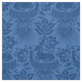 ルネッサンスユニコーンガーデン、サファイアブルー ファブリック