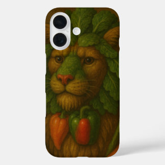 ルネッサンスライオンポートレート iPhone 16ケース