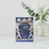 ルネッサンスリトルエンジェルズモノグラムブルートパーズ 名刺 (スタンド正面)