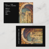 ルネッサンス建築アーキテクトブラック 名刺 (正面/裏面)