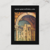 ルネッサンス建築アーキテクトブラック 名刺 (裏面)