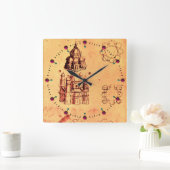 ルネッサンス建築プロジェクト,建築家 スクエア壁時計 (ホーム)