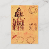 ルネッサンス建築プロジェクト、建築家 名刺 (裏面)