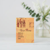 ルネッサンス建築プロジェクト、建築家 名刺 (スタンド正面)