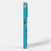 ルネッサンス建築家スクラバブルーモノグラム Case-Mate iPhoneケース (裏面 / 右)