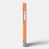 ルネッサンス建築家タンゲリンオレンジモノグラム Case-Mate iPhoneケース (裏面 / 左)