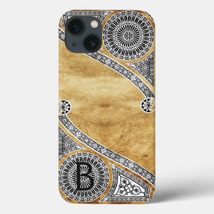 ルネッサンス建築家パーチメントモノグラム iPhone 13ケース