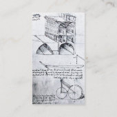 ルネッサンス建築、建築家、エンジニア、パール 名刺 (裏面)