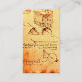 ルネッサンス建築、建築家、エンジニア 名刺 (裏面)