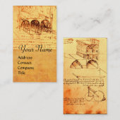 ルネッサンス建築、建築家、エンジニア 名刺 (正面/裏面)