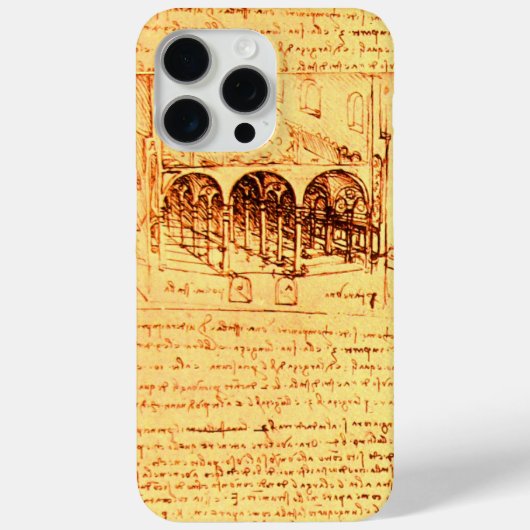 ルネッサンス建築、建築家、エンジニア Case-Mate iPhoneケース (裏面)