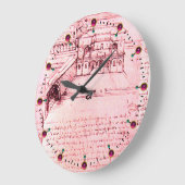 ルネッサンス建築、建築家、ピンク ラージ壁時計 (傾斜)