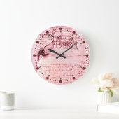 ルネッサンス建築、建築家、ピンク ラージ壁時計 (ホーム)