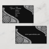 ルネッサンス建築、建築、白黒 名刺 (正面/裏面)