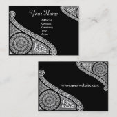 ルネッサンス建築、建築、白黒 名刺 (正面/裏面)