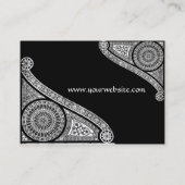 ルネッサンス建築、建築、白黒 名刺 (裏面)