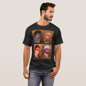 ルネッサンス忍者作家 Tシャツ (正面フル)