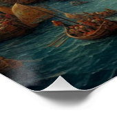 ルネッサンス油彩画 ポスター (コーナー)