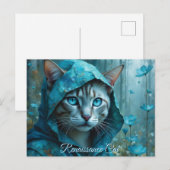 ルネッサンス猫 ポストカード (正面/裏面)