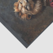 ルネッサンス王室のスはルビーのネックレスでライオンを着た 薄葉紙 (詳細)