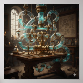 ルネッサンス科学スケッチ ポスター