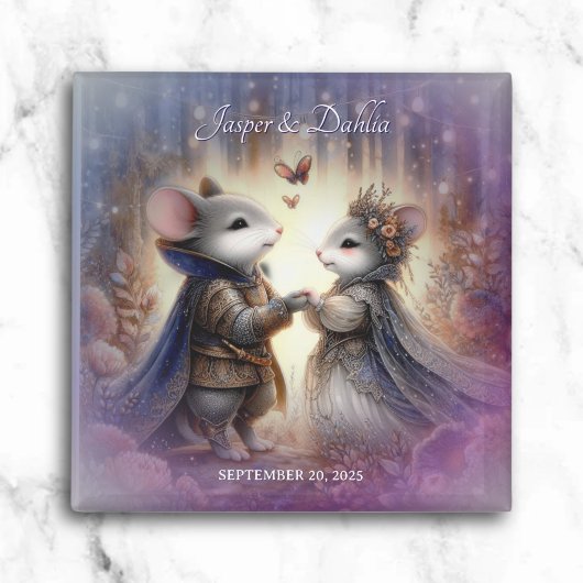 ルネッサンス童話の魅惑のウッドランド結婚ズ マグネット