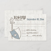 ルネッサンス結婚スの武器反応 招待状 (正面/裏面)