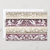 ルネッサンス結婚式招待状 招待状 (正面/裏面)