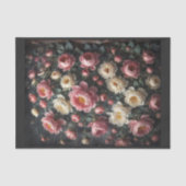 ルネッサンス絵を描の牡丹の花の絨毯 薄葉紙 (正面)