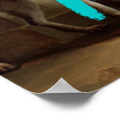 ルネッサンス絵画の引用文ウォール改造芸術 ポスター (角)