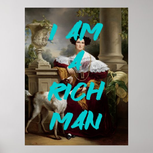 ルネッサンス絵画の引用文ウォール改造芸術 ポスター (正面)