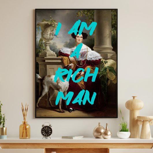 ルネッサンス絵画の引用文ウォール改造芸術 ポスター