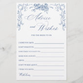 ルネッサンス華美スダスティブルーウィーズ&アドバイスカード (正面)