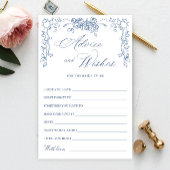 ルネッサンス華美スダスティブルーウィーズ&アドバイスカード