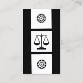 ルネッサンス調和ジャスティス弁護士ブラックウィット 名刺 (裏面)