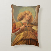 ルネッサンス遊エンジェルのバイオリンMelozzo da Forli アクセントクッション (裏面(縦))