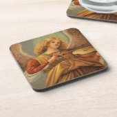 ルネッサンス遊エンジェルのバイオリンMelozzo da Forli コースター (左側)