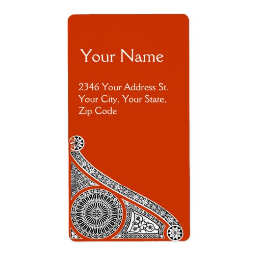 ルネッサンス黄橙色 ラベル (正面)