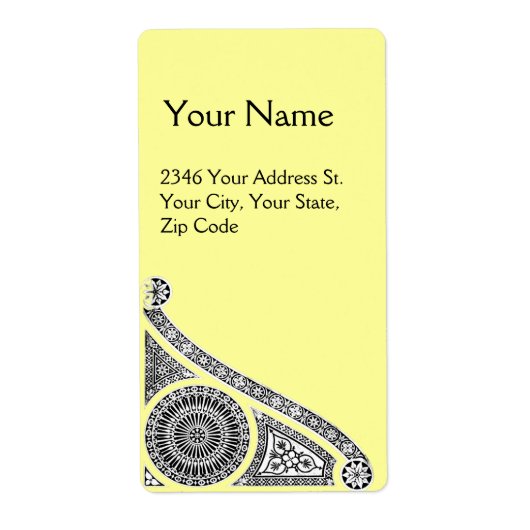 ルネッサンス黄色 ラベル (正面)