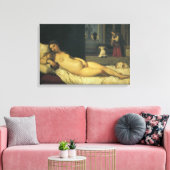 ルネッサンス・アート・ティティアンによるウルビーノのヴィーナス キャンバスプリント (インサイチュ (リビング))