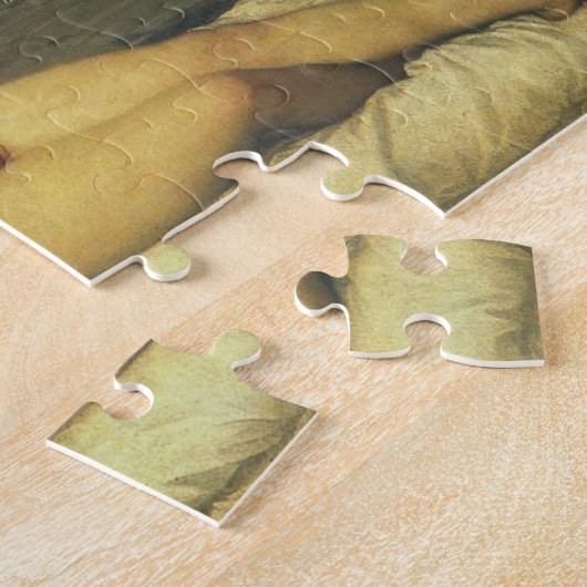 ルネッサンス・アート・ティティアンによるウルビーノのヴィーナス ジグソーパズル (側面)