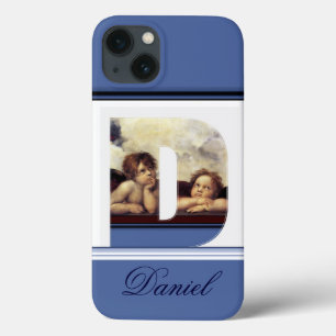 ルネッサンス・エンジェルDレターウィングCherubモノグラム iPhone 13ケース