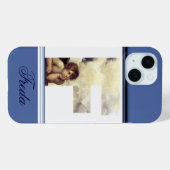 ルネッサンス・エンジェルFレターウィングCherubモノグラム Case-Mate iPhoneケース (裏面 (横))