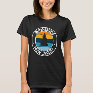 ルネメドニュージャージーNJアメリカ合衆国シティプライドレトロサンセ Tシャツ