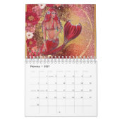 ルネラヴォワファンタジーデザイン カレンダー (2月 2027)